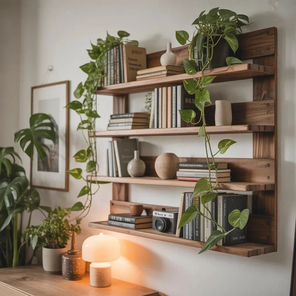 Pallet Bookshelf — A Functional Statement Piece