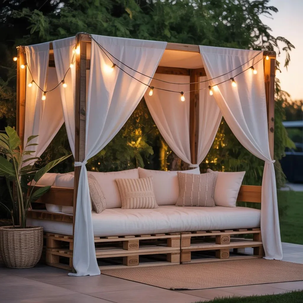 Pallet Daybed with Canopy — Luxury Looks, Budget Price