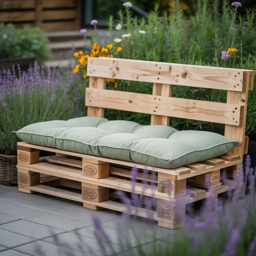 Pallet Garden Bench — Outdoor Seating for Almost Nothing