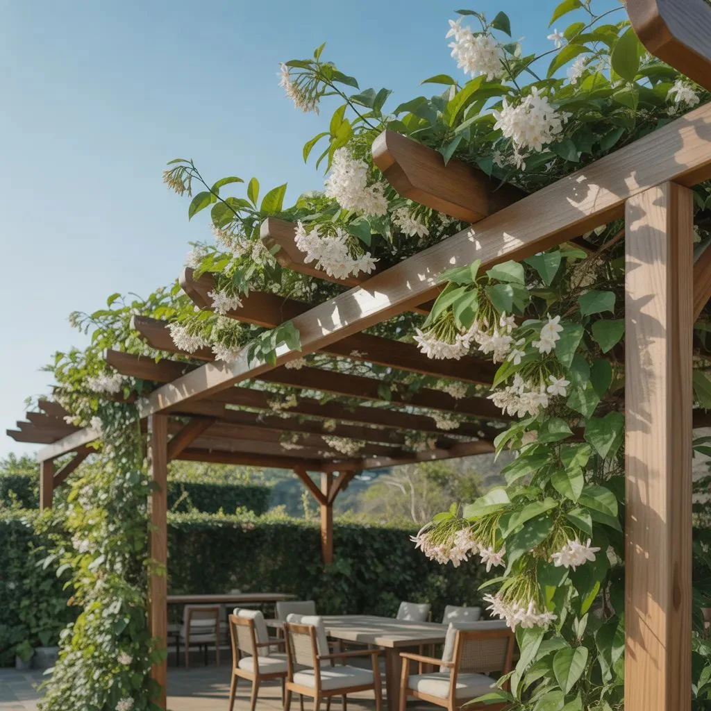 Pergola Trellis Ideas for Fragrant Overhead Coverage