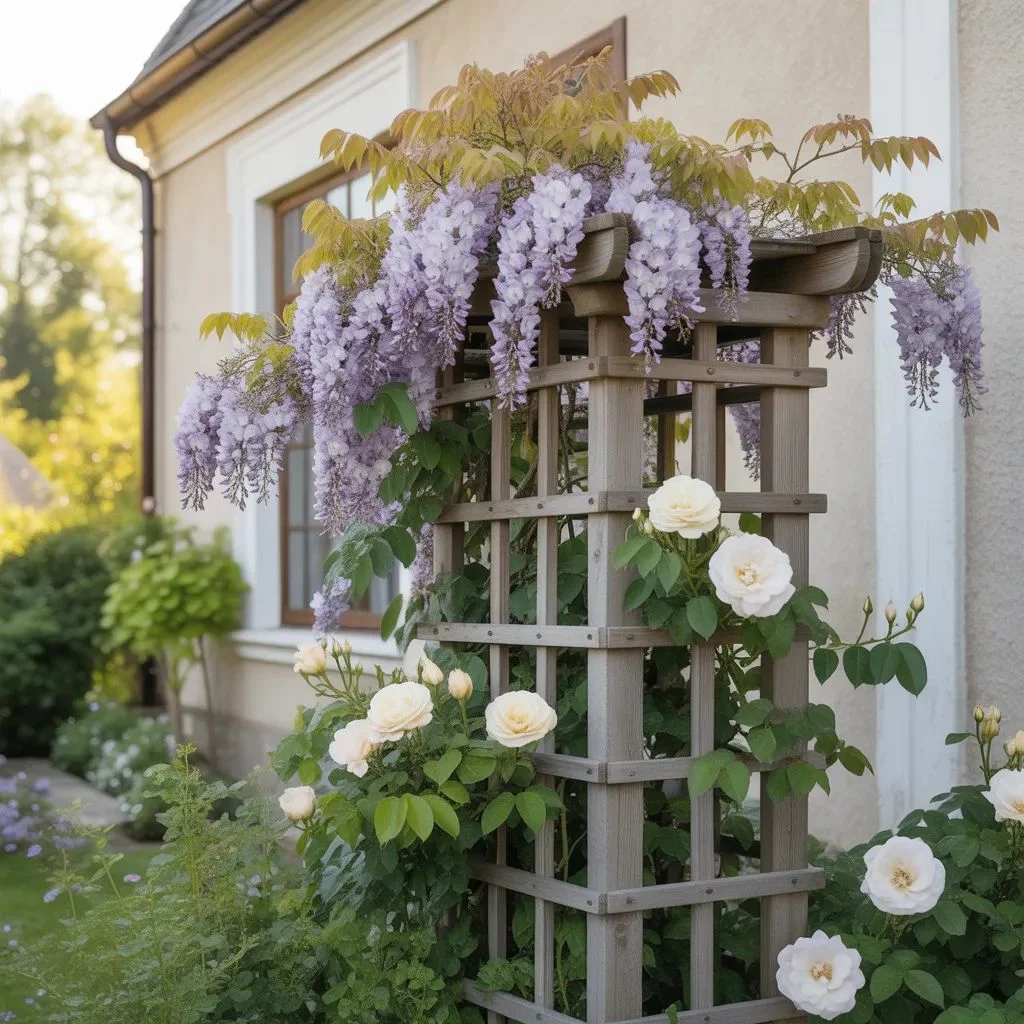 Plants That Thrive on a Wooden Trellis