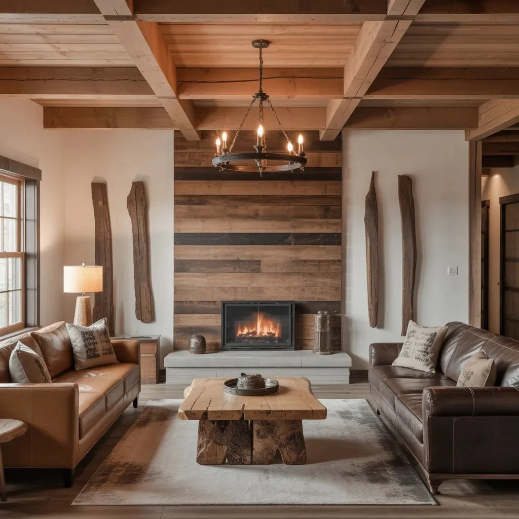 Raw Timber and Reclaimed Wood — Structural Character
