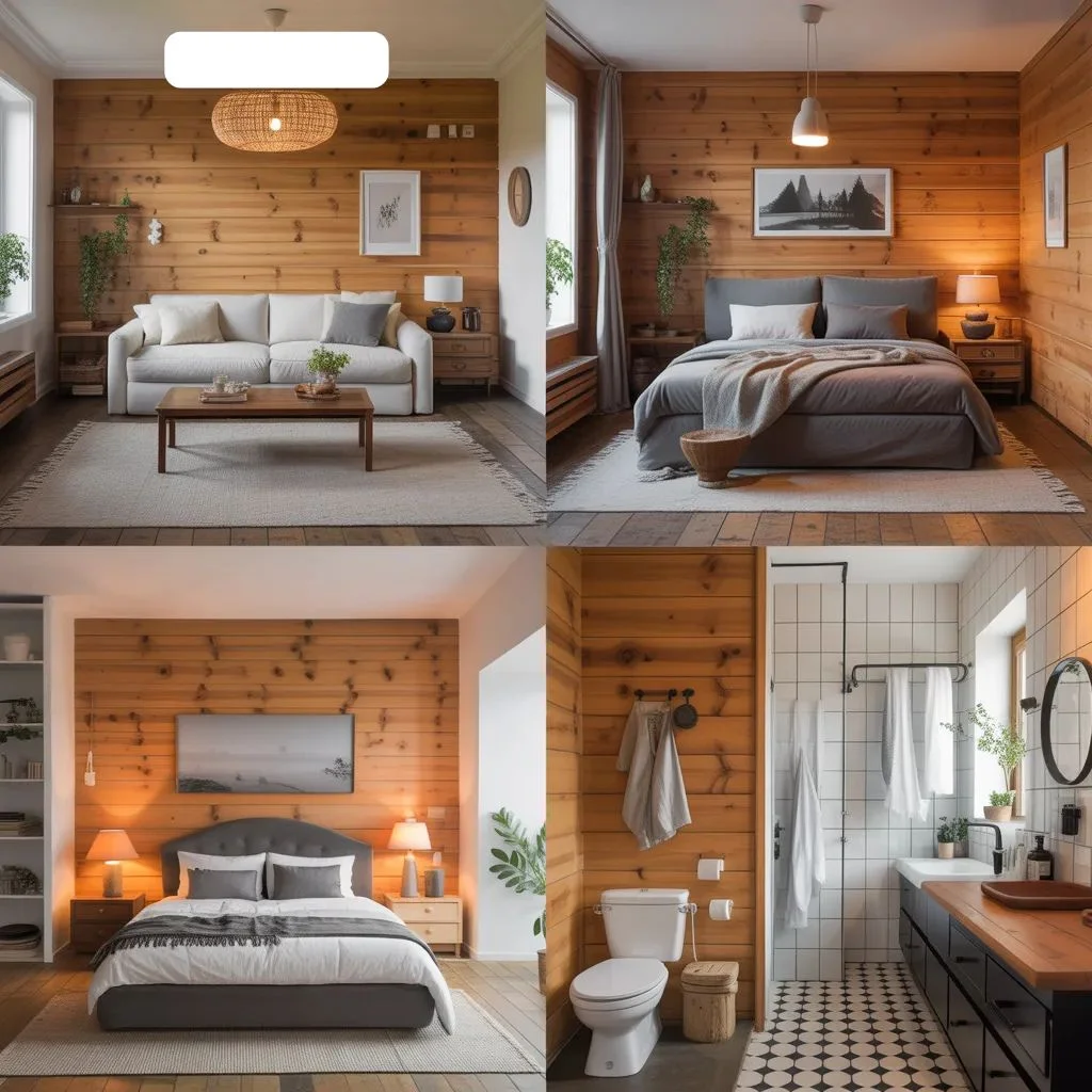 Room-by-Room Design Ideas for Knotty Pine Walls