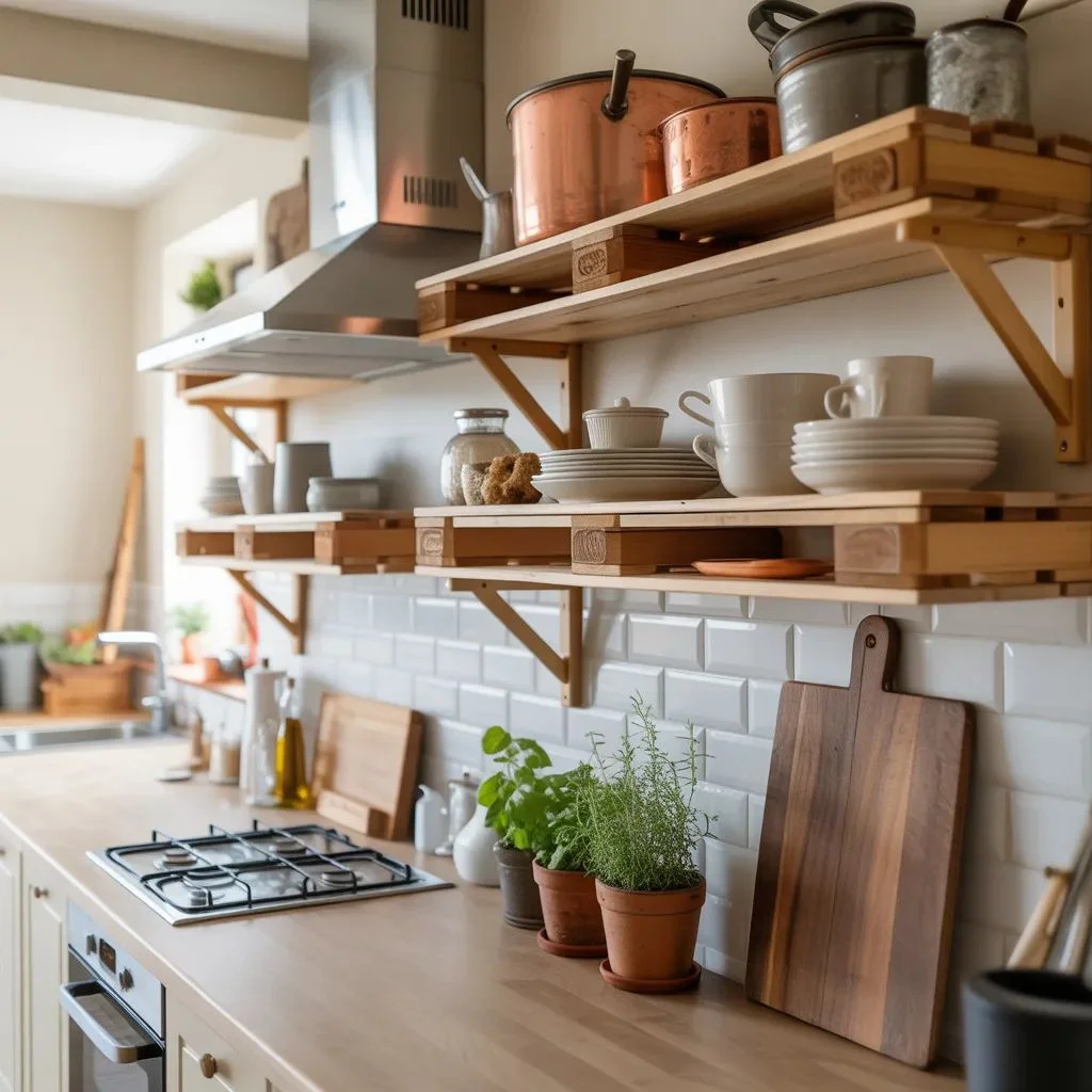 Room-by-Room Inspiration Where Pallet Shelves Hit Differently