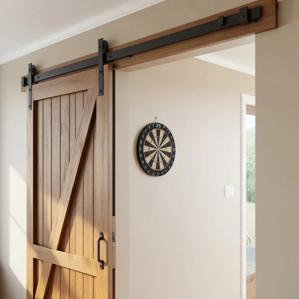 Rustic Barn Door Reveal