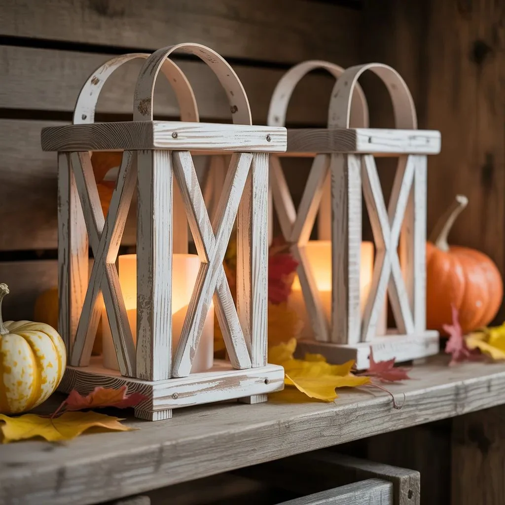 Scrap Wood Rustic Lantern