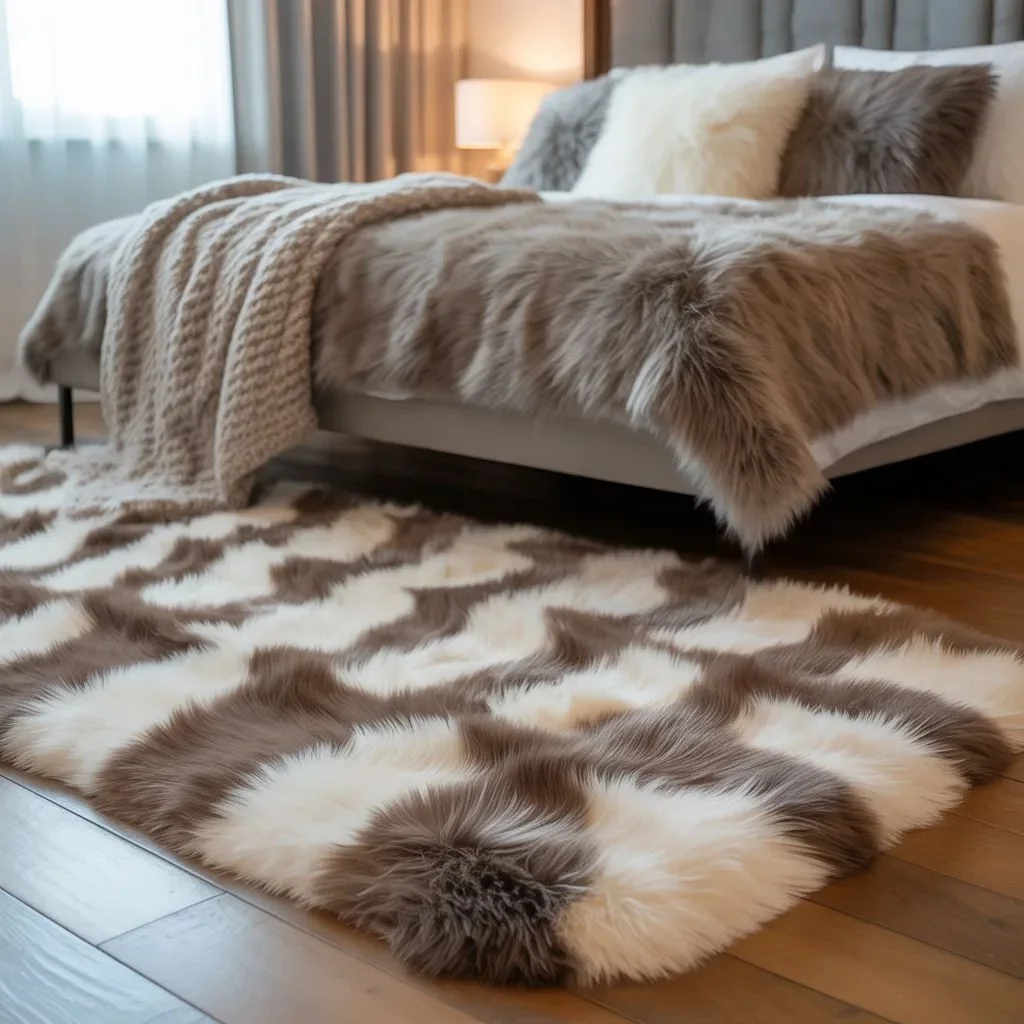 Shag Rugs and Furry Bedding
