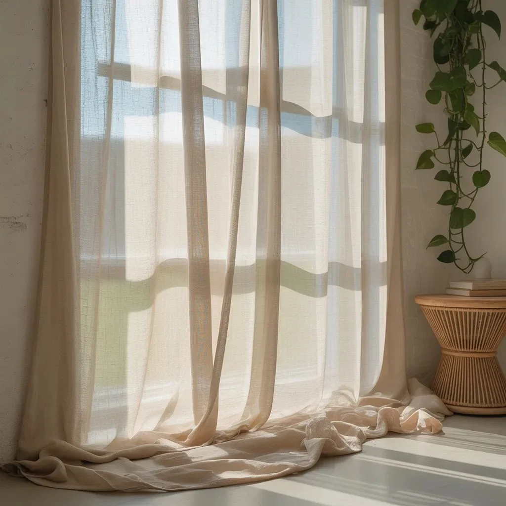 Sheer Bohemian Curtains for Light-Filled Spaces