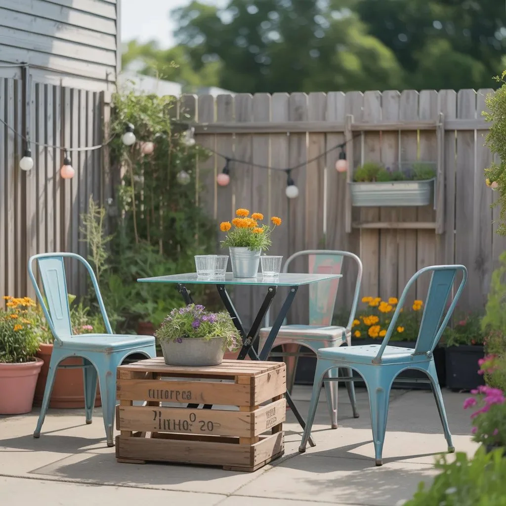 Small Patio Dining on a Budget