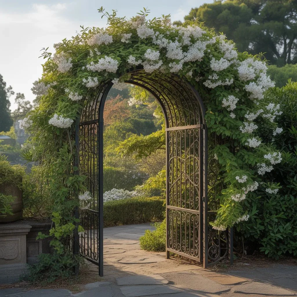 Star Jasmine on a Garden Arch or Arbor
