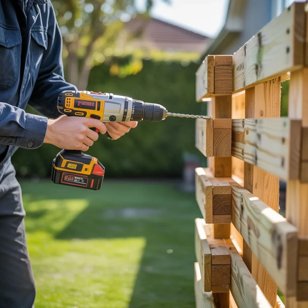 Step-by-Step How to Build Your DIY Pallet Fence