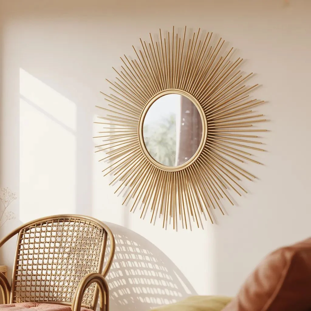Sunburst and Starburst Mirrors — Old-School Glam Done Boho