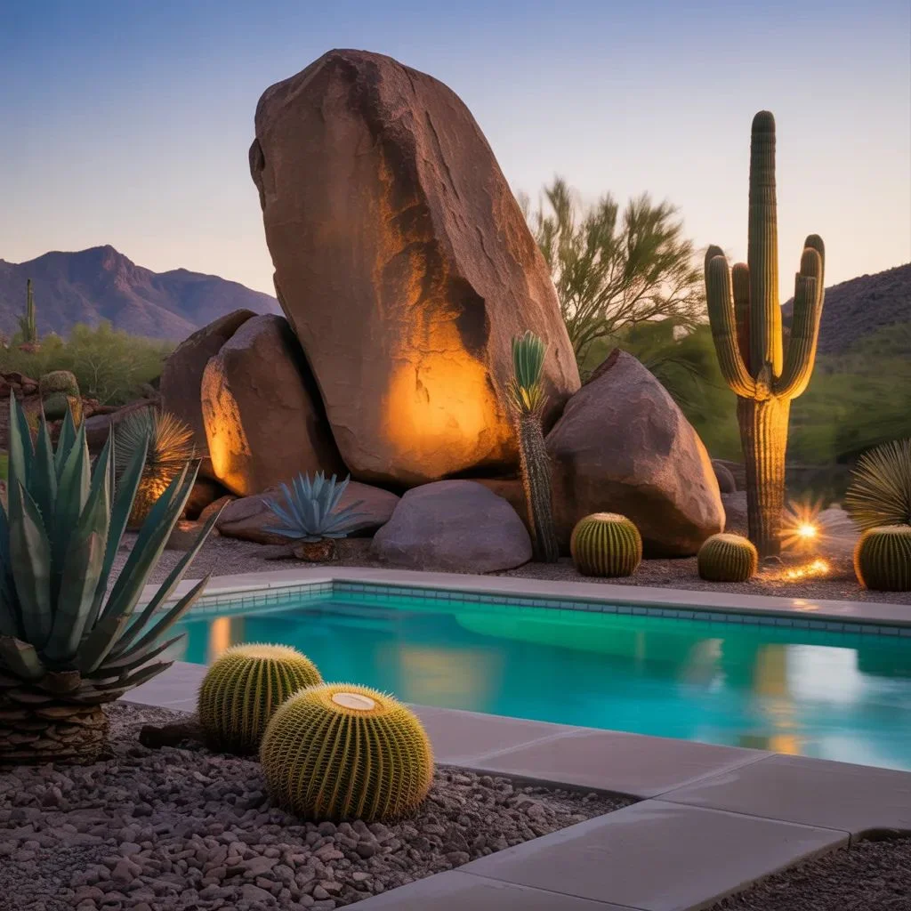 The Art of Using Boulders and Rocks Around a Pool