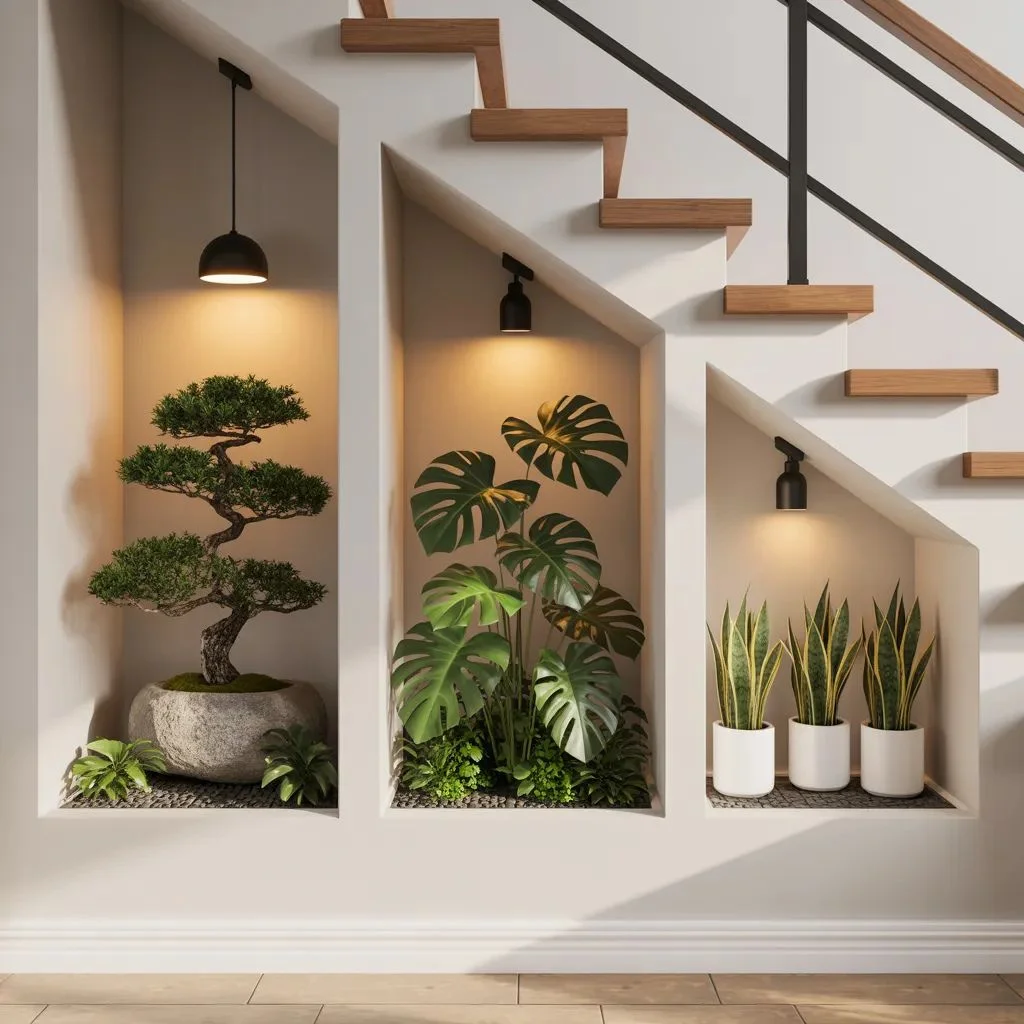 The Best Plants for a Small Garden Under The Stairs