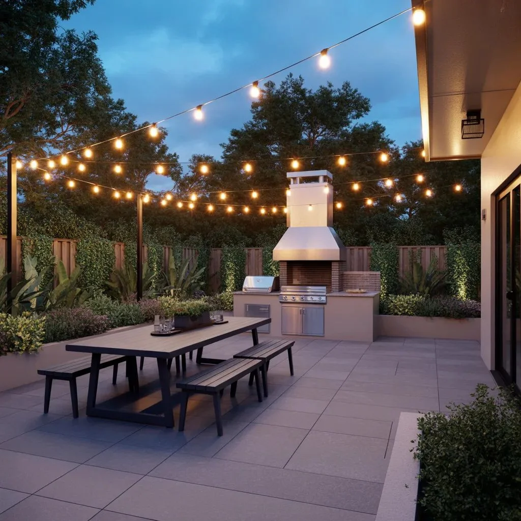 The Entertainer's Rectangle Backyard Layout