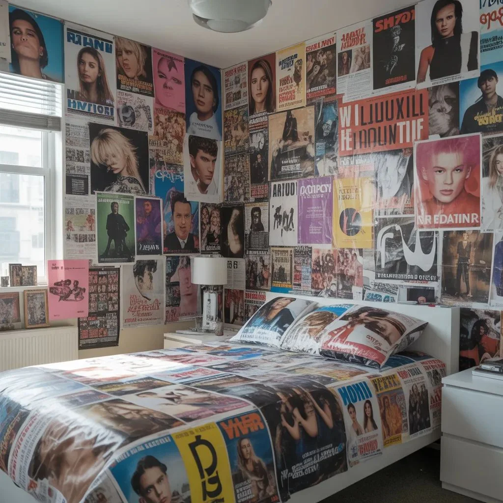 The Poster Wall — Pop Stars, Movies, and Everything Between