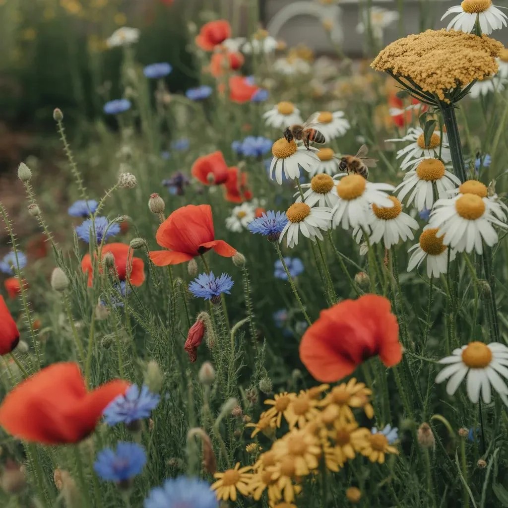 Try a Pollinator-Friendly Wildflower Bed
