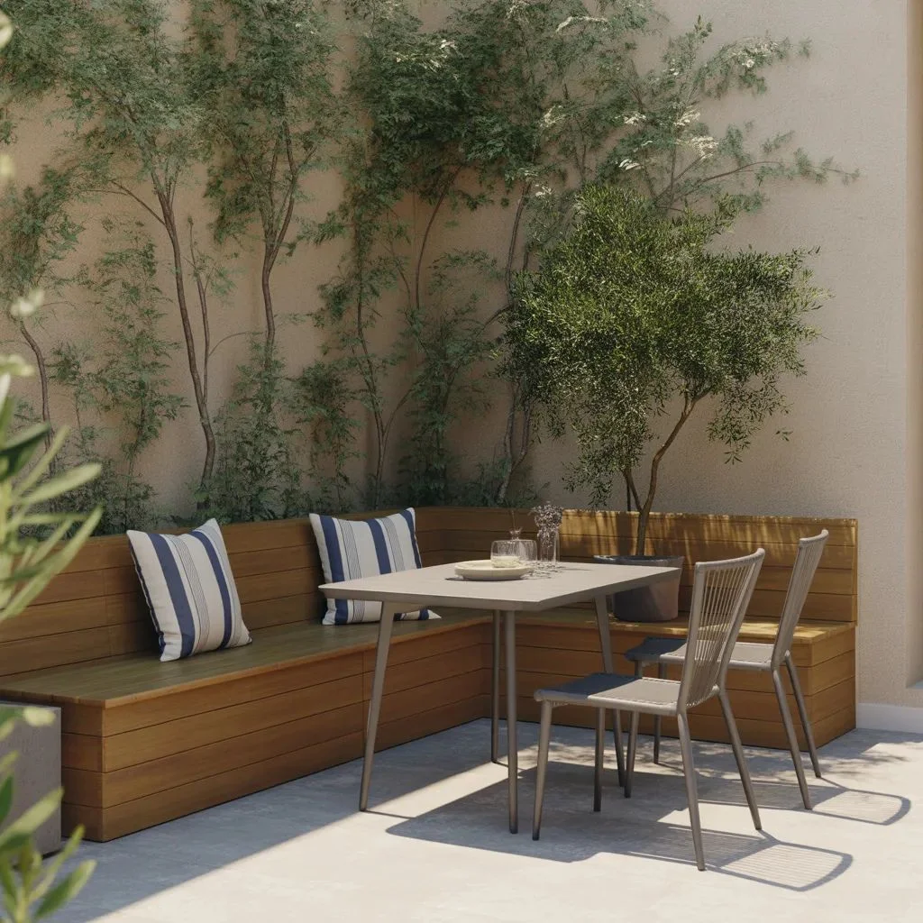 Use Bench Seating to Save Space