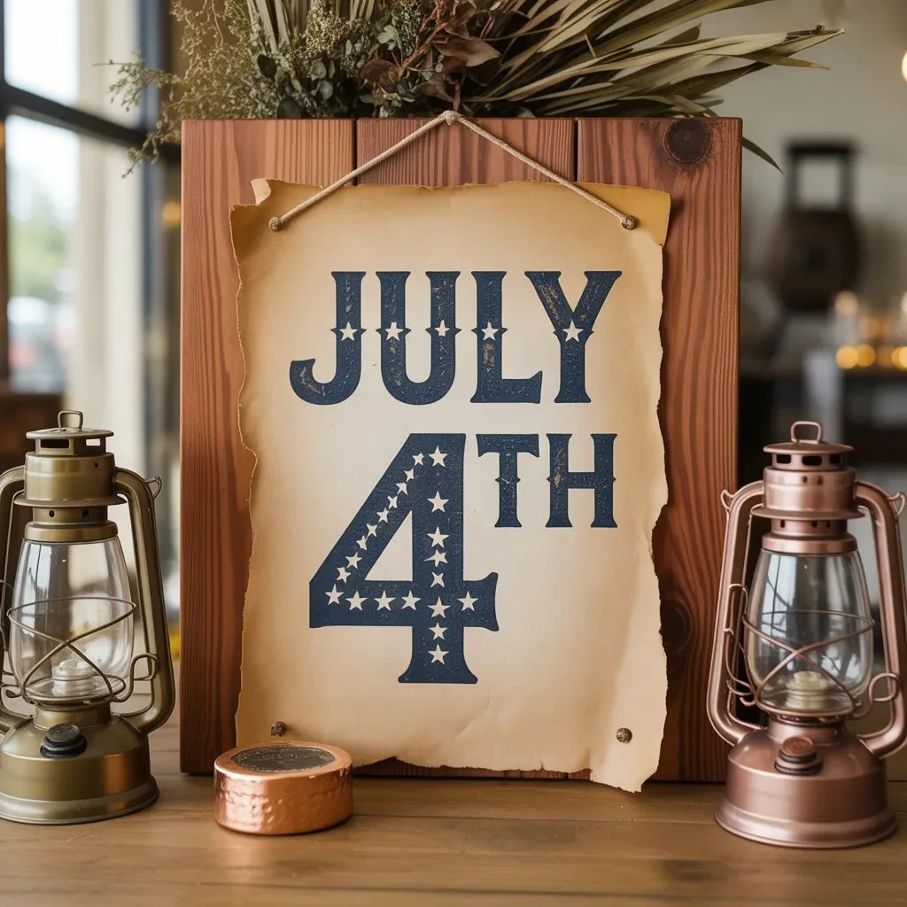 Vintage-Inspired 4th of July Poster Ideas