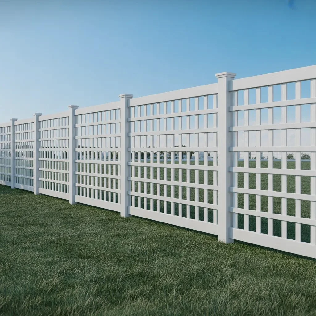 Vinyl Lattice Fence Low Maintenance, High Style