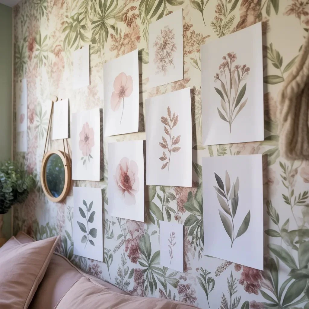 Wall Decor That Makes a Light Pink Dorm Room Feel Curated