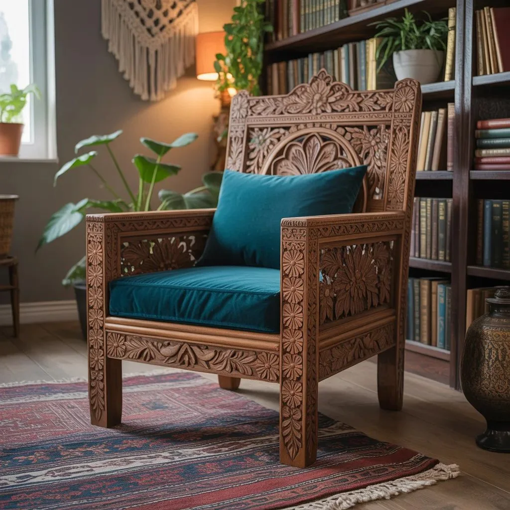 Wooden Carved Chair