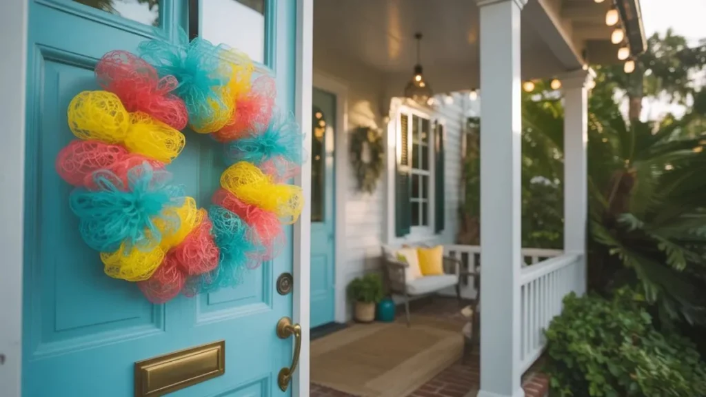 Your Front Door Deserves Better Summer Deco Mesh Wreaths That Deliver All-Season Wow