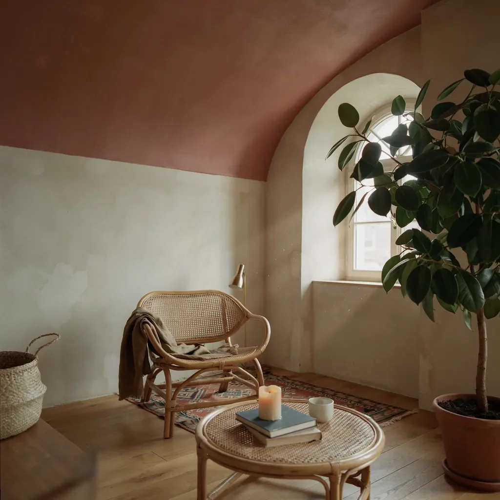 Bold Paint Colors on Vaulted Ceilings