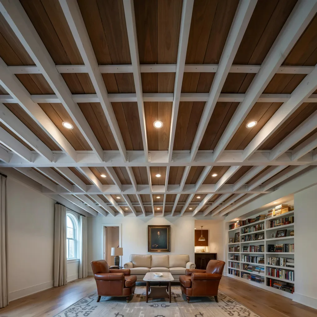 Create a Faux Coffered Effect With Timber Framing