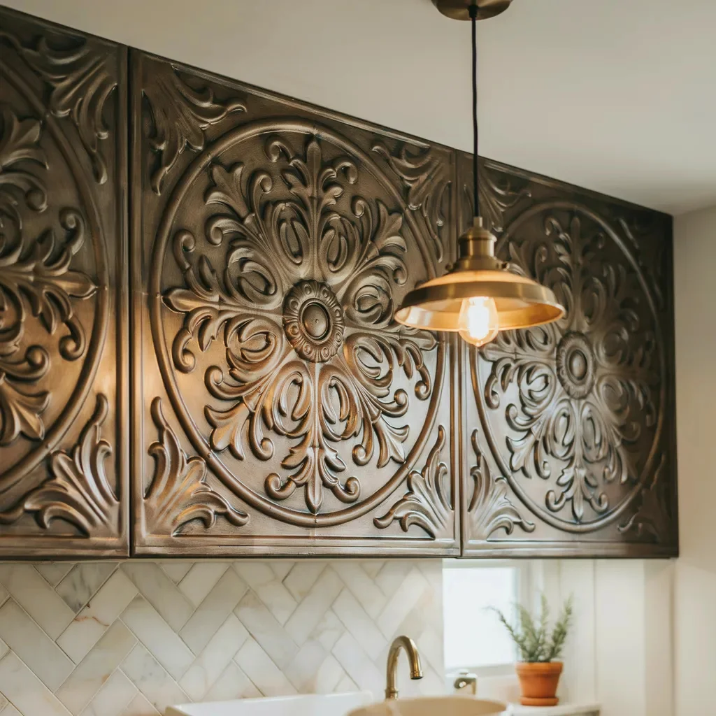 Faux Tin Tiles for Vintage Glamour