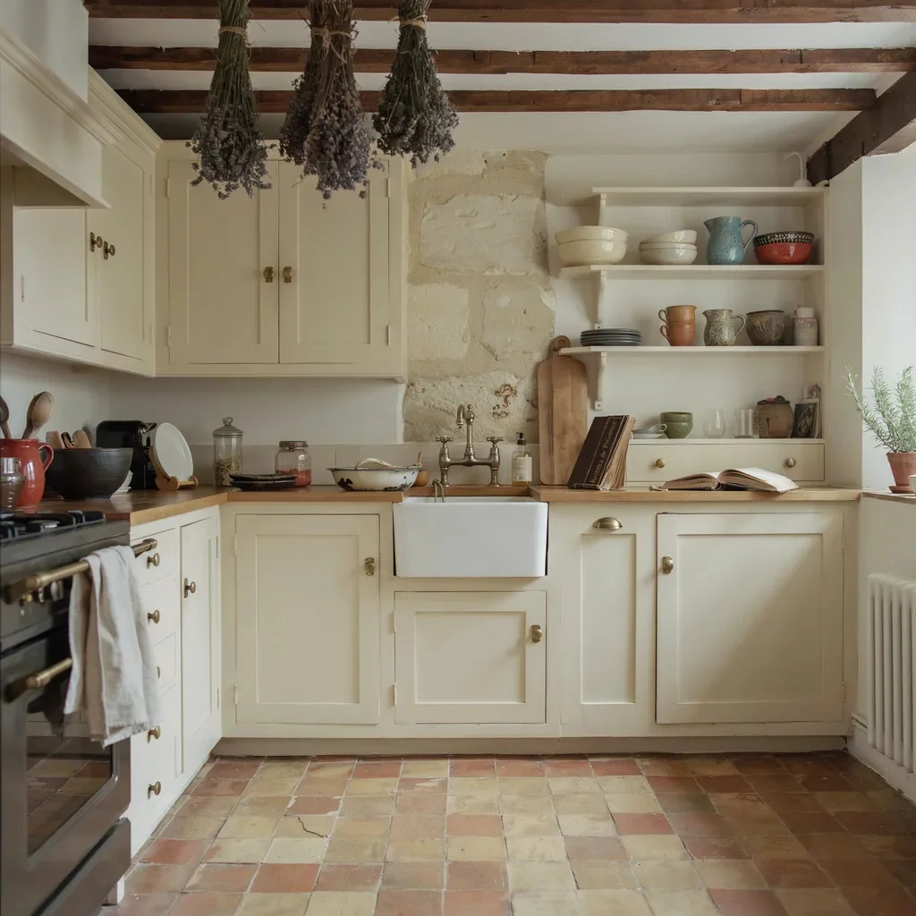 French Provincial Charm for Kitchens and Living Rooms