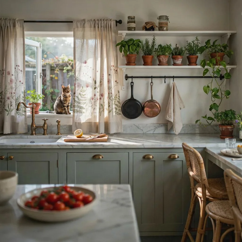 Fresh Sage Green and Botanical Themes