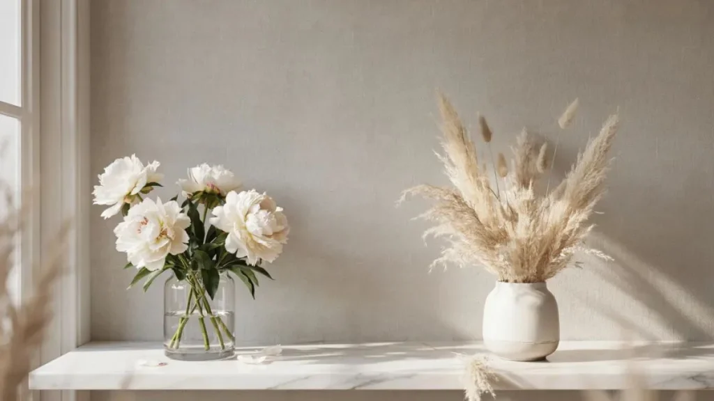 Fresh and Dried Flower Home Decor Ideas for Modern Interiors