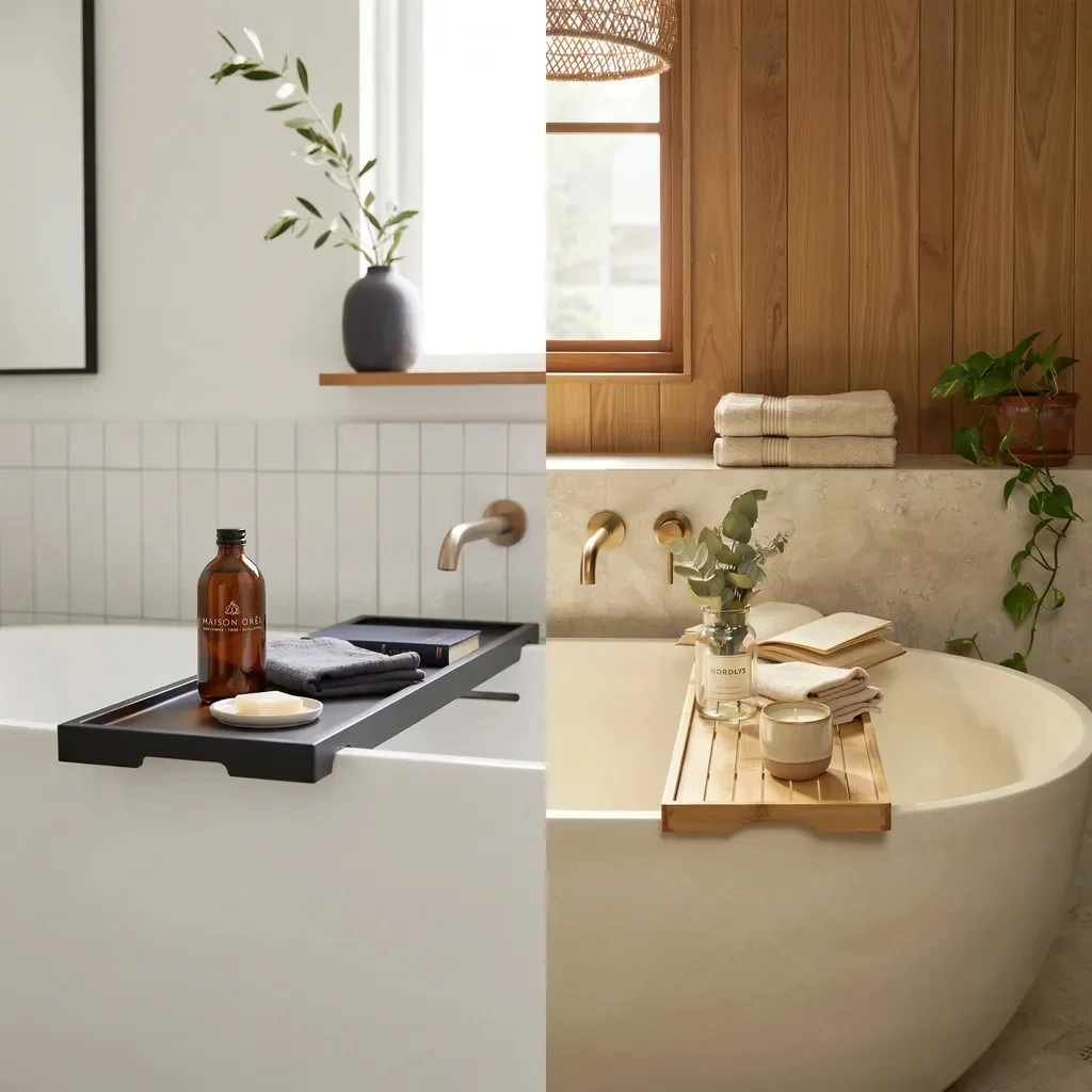 Matching Your Tray to Your Bathroom Style