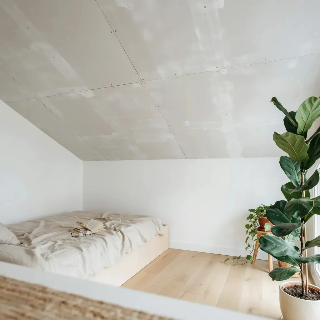 Painted OSB Ceiling — White, Black, and Everything Between