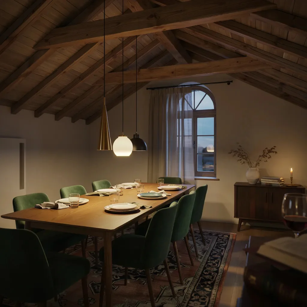 Pendant Lights Add Personality To Vaulted Ceilings