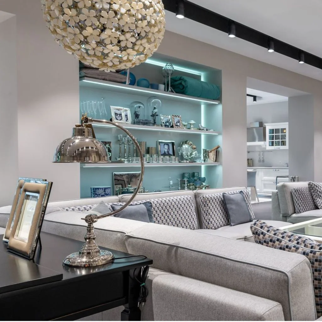Placing Lamps Too Close to the Sofa Edge