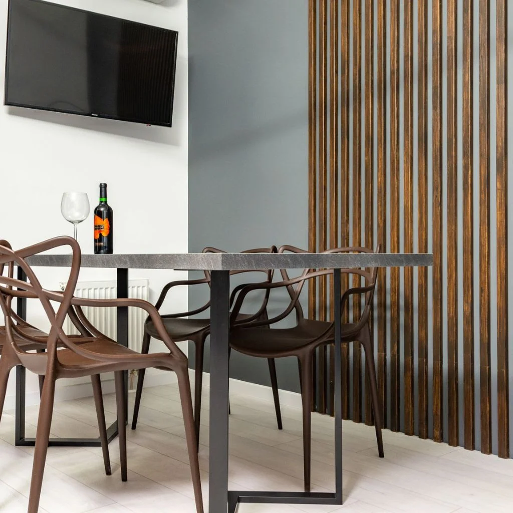 Vertical Plank Wall for Height and Drama