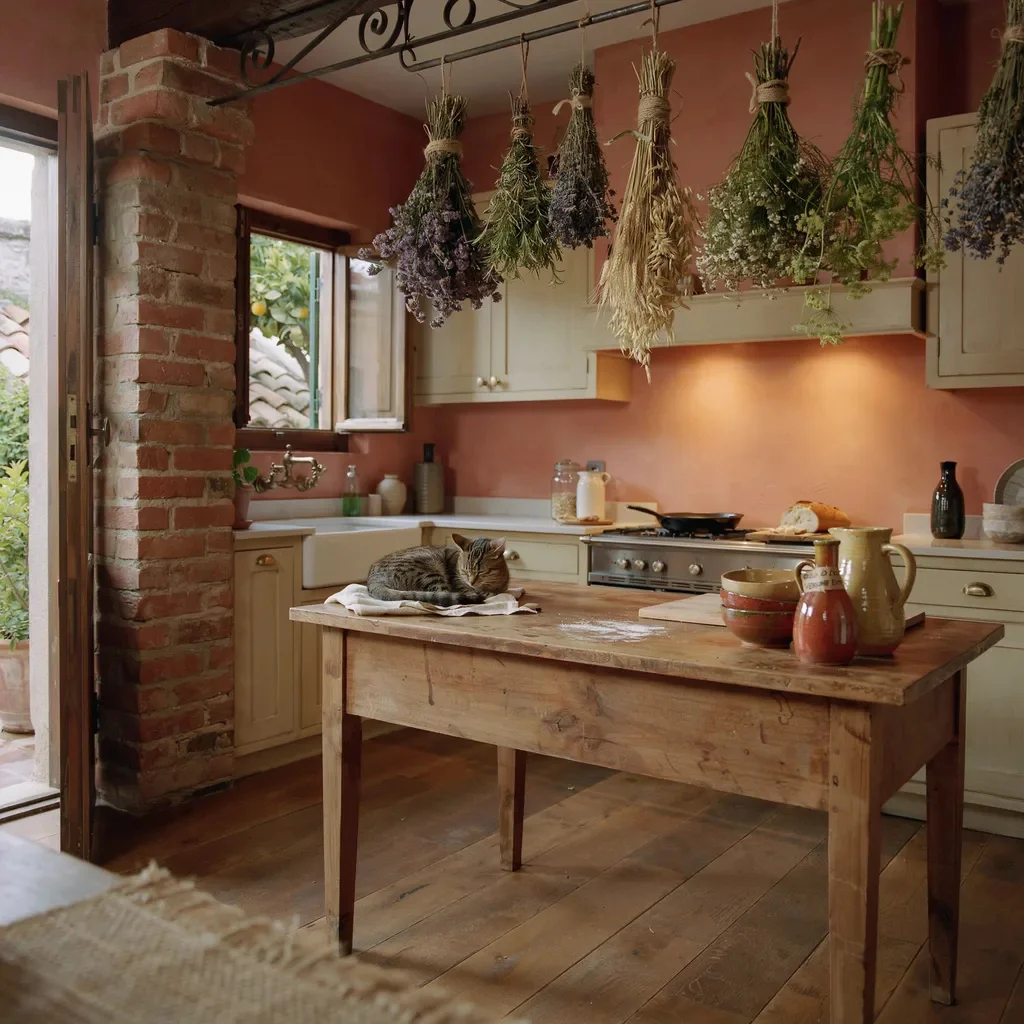 Warm Terracotta and Earthy Tones