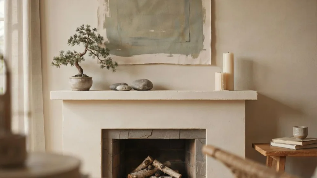 Zen Fireplace Mantel Decor Ideas for a Calm, Clutter-Free Living Room
