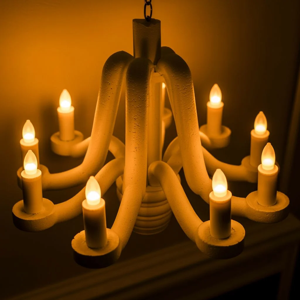 Budget-Friendly Halloween Chandelier Concepts
