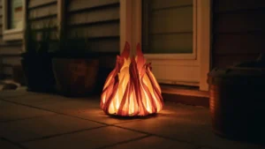 Build a Realistic Fake Fire Prop for Halloween
