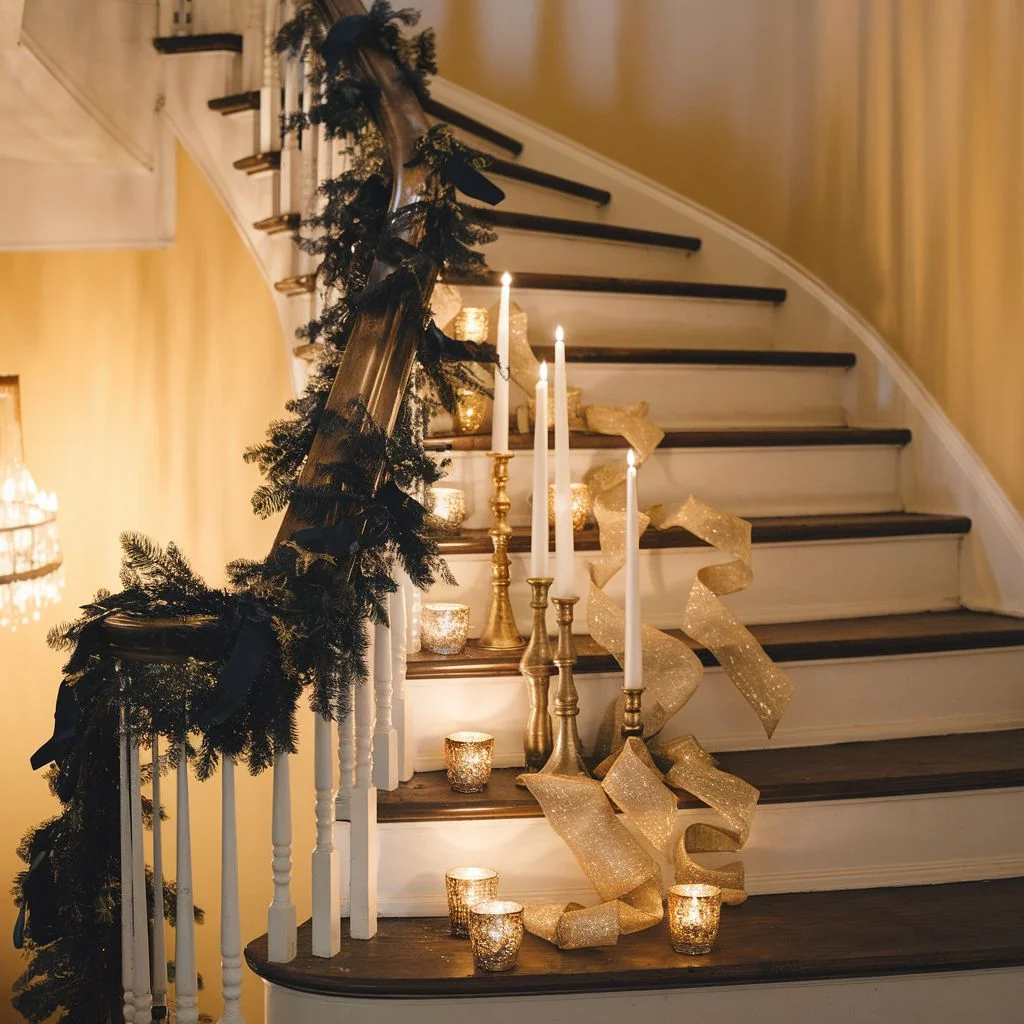 Choose A Black And Gold Palette For An Elegant Haunted Mansion Look