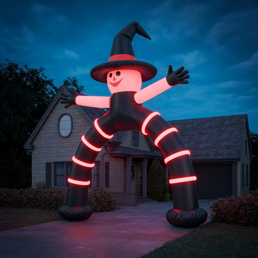Inflatable Witch and Vampire Archways for Instant Drama