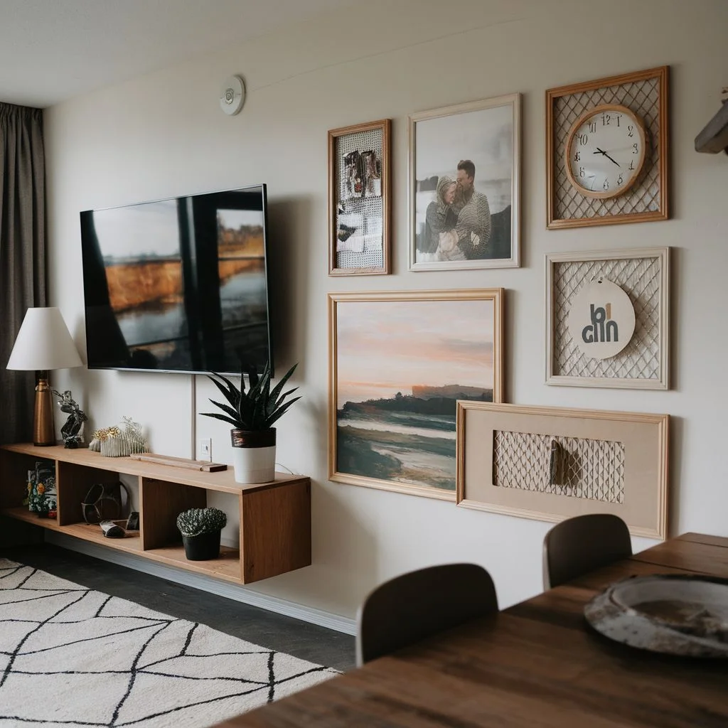 Media Wall Combos Using Pax Frames