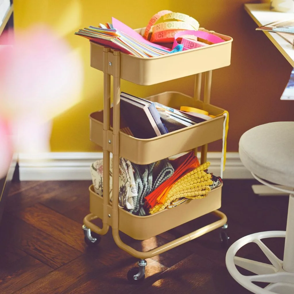 Roll In A Raskog Cart For Flexible Storage