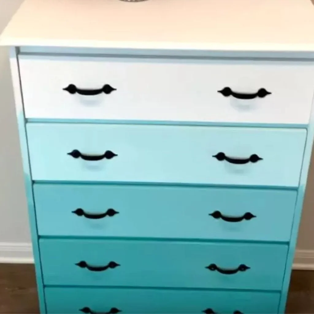 Try an Ombre Fade on Drawer Fronts