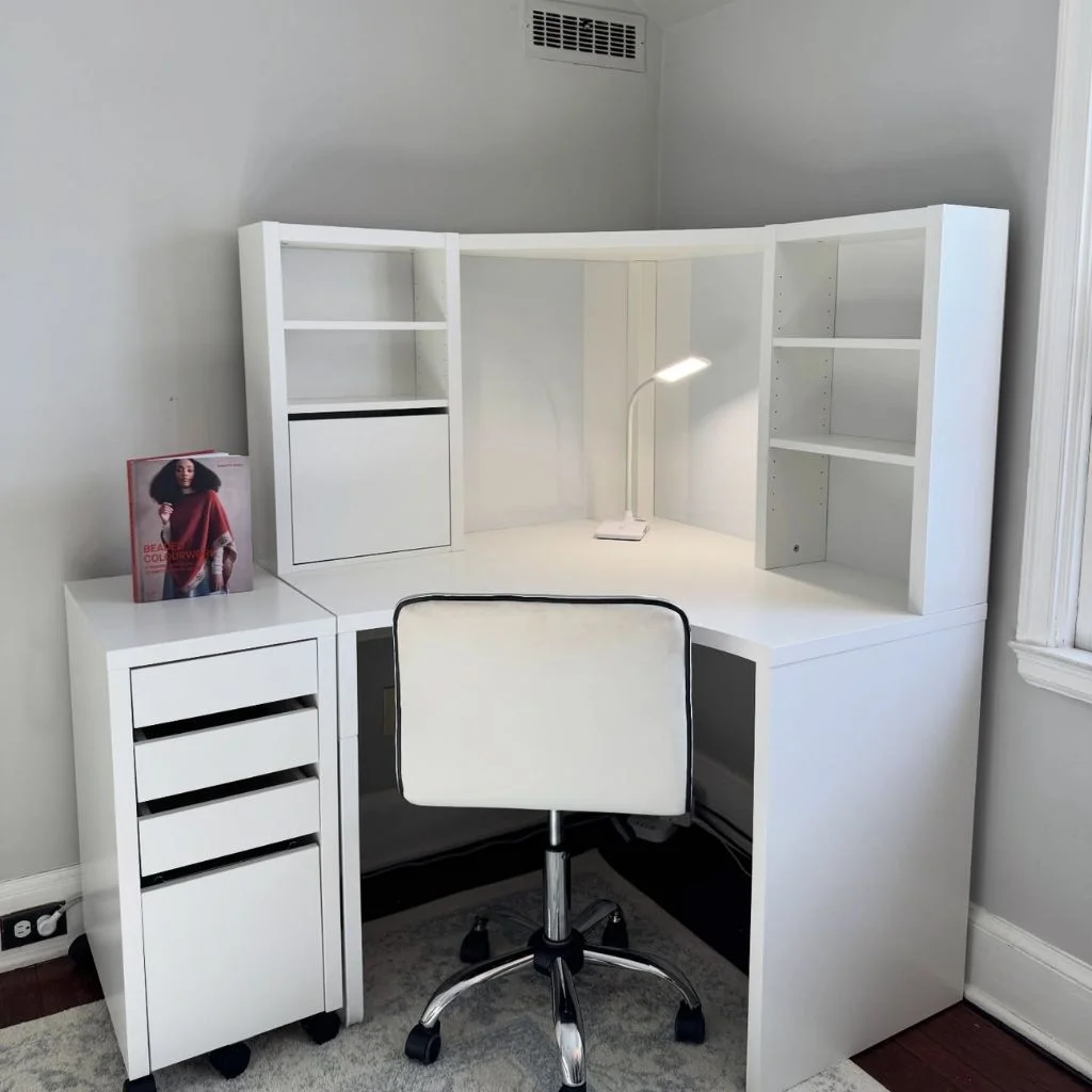 Turn a Corner Nook Into a Hardworking Office