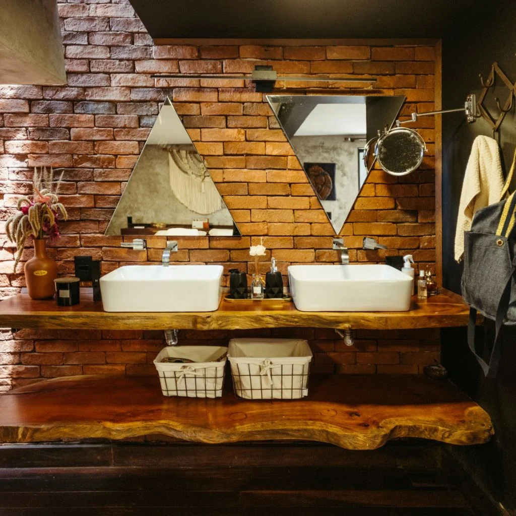 Bathroom Shelving Keeps the Cottage Feel Going Even in the Smallest Room