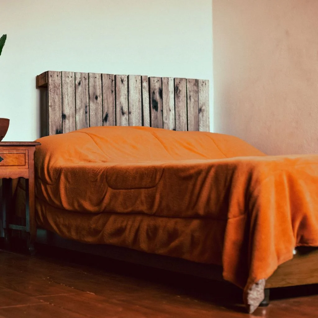 Bedroom Headboards and Nightstands With a Weathered Finish